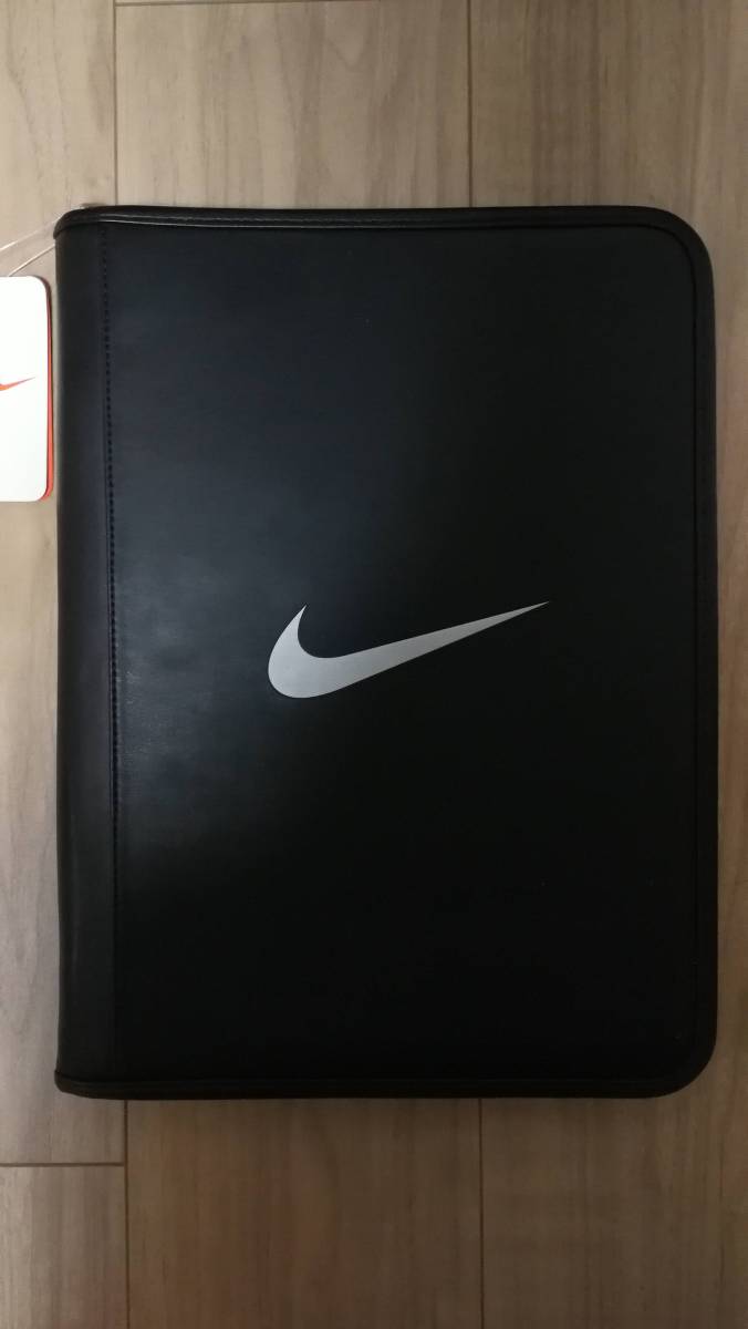 新品★激レア★NIKE★ナイキ★ノート★手帳★革★黒★ブラック★サッカー★