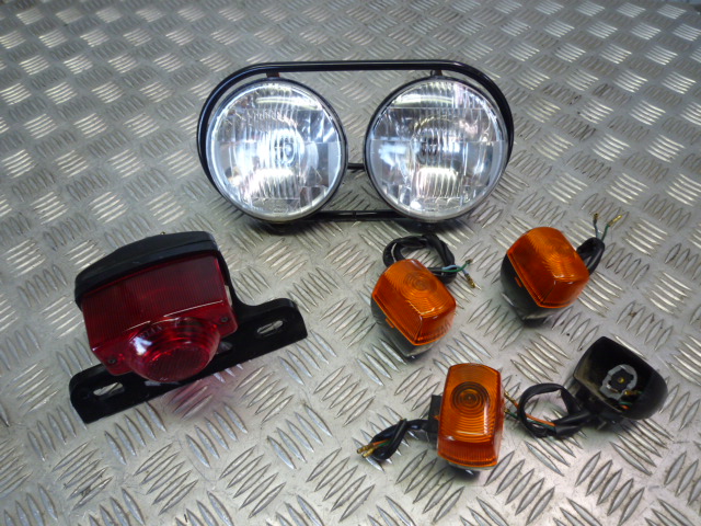 キ112 HONDA ホンダ ズーマー ZOOMER AF58 純正 ヘッドライト.ウインカー.テール6点SET