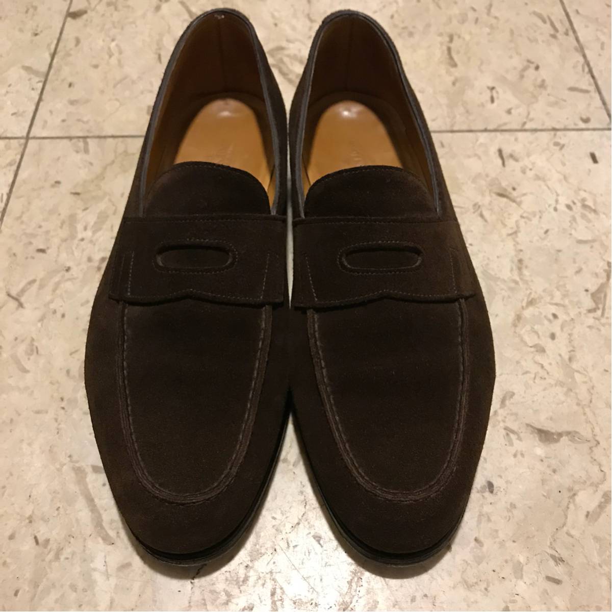 美品】JOHN LOBB LOPEZ ジョンロブ ロペス 8E ブラウンスエード 
