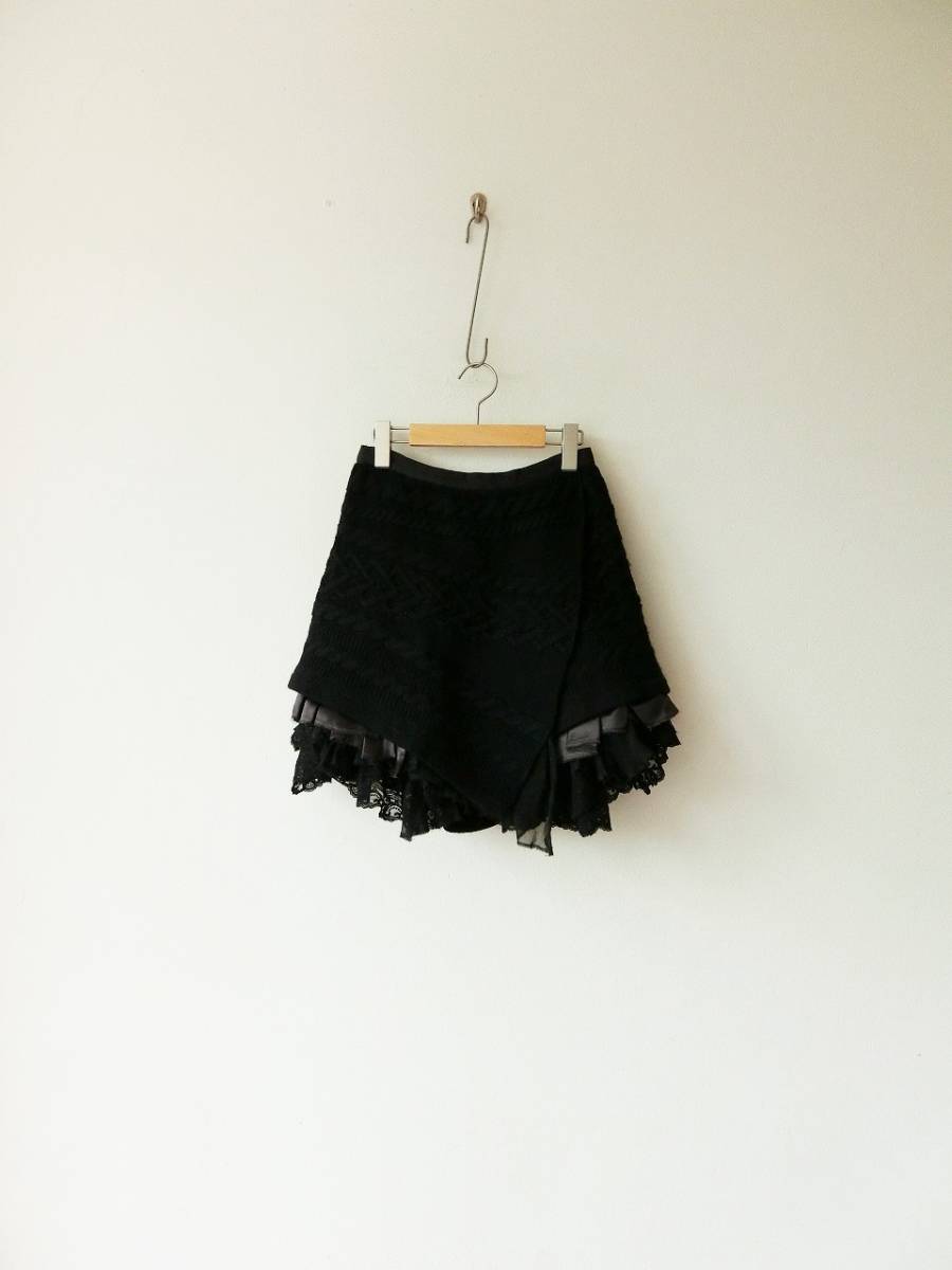 sacai サカイ ニットレイヤースカート1sacai luckサカイラック