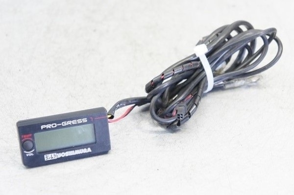 ZZ-R1100 C型☆社外 ヨシムラ PRO-GRESS1 デジタルテンプメーター 検【ZXT10C ZXT10D ZZR1100D GPZ900R】☆tK33A
