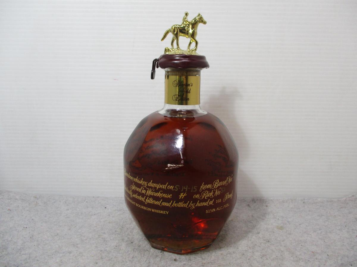 古酒◆Blanton's/ブラントン ゴールドエディション 750ml 51.5% ウイスキー