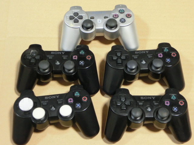 SONYソニー プレステ3 PS3コントローラー CECHZC2J 4個 CECHZC1J 1個