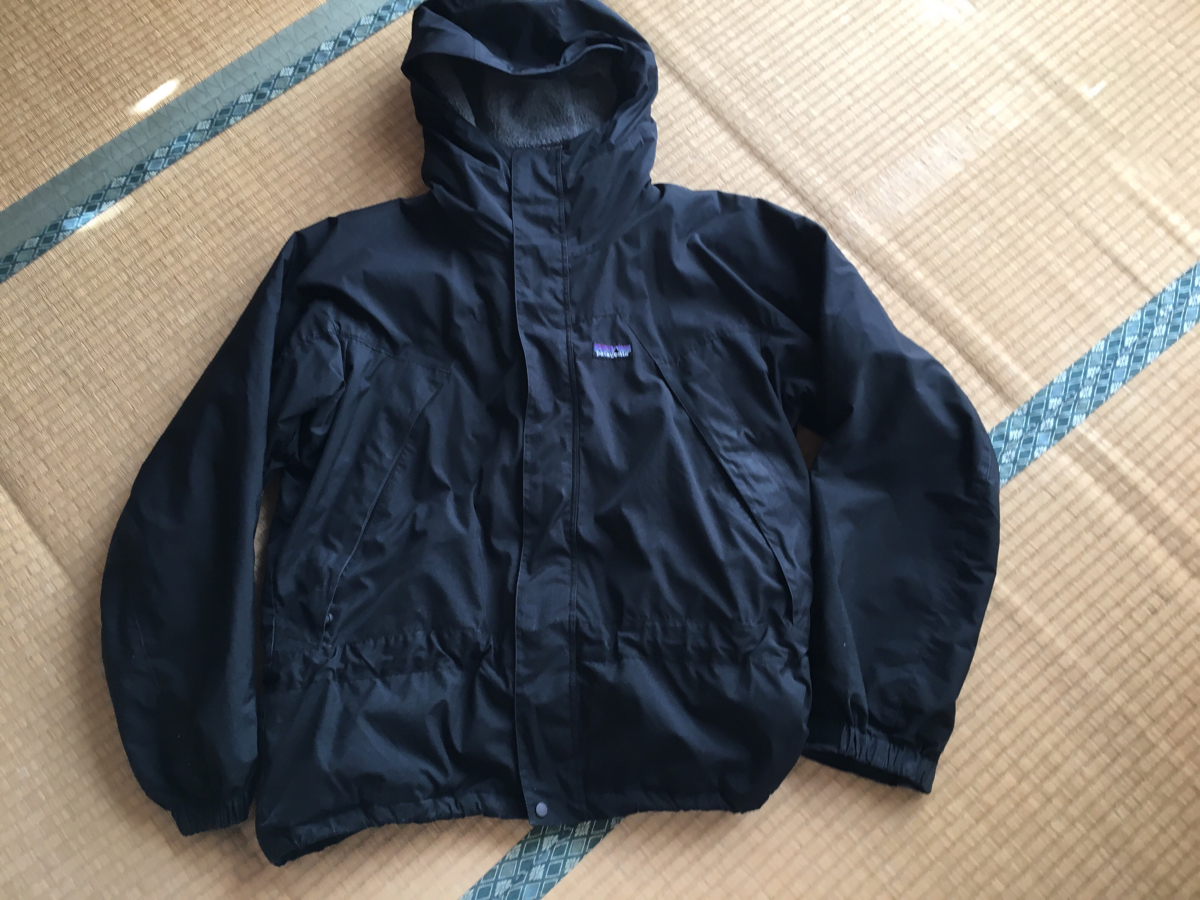 パタゴニアインファーノジャケットサイズS人気のブラックpatagoniaダスパーカパイル