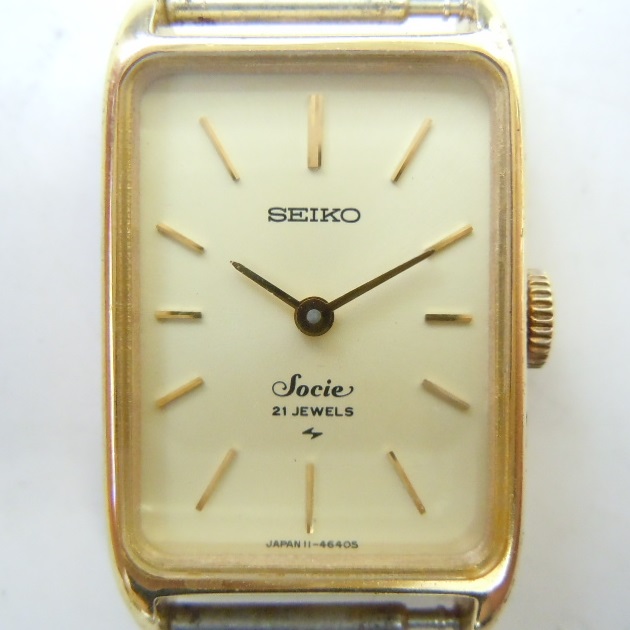08/13-09 SEIKO セイコー ソシエ 21石 11-4680 レディース 手巻き 14K 585 刻印 本体のみ