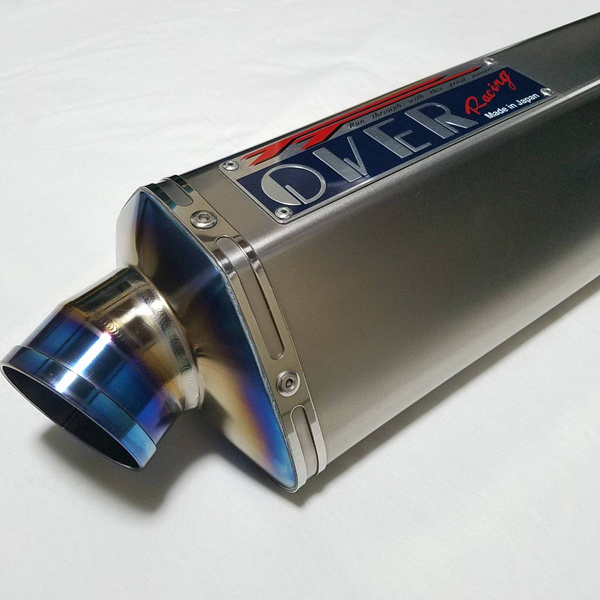 OVER Racing チタンサイレンサー TT-Formula 差込径60.5 OVER Racing サイレンサー over Racing エキパイ チタン製 60.5π 60.5