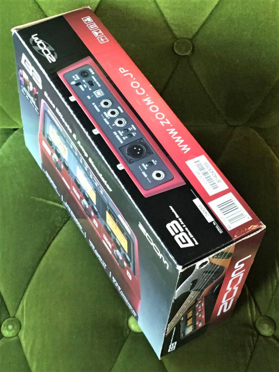 ZOOM ベースアンプシミュレーター/エフェクター マルチエフェクター