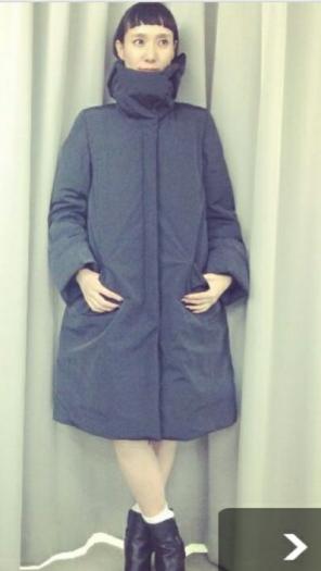 エンフォルドENFOLD Aライン ダウンコート 美品 ブラック ３８ ドゥーズィエムクラス