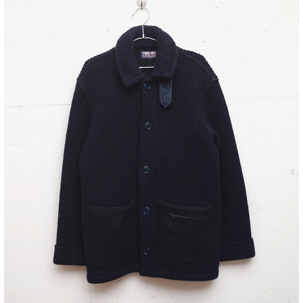 BLUE BLUE 圧縮ニット ジャケット 1/コート カーディガン キムタク ハリ ラン HRM