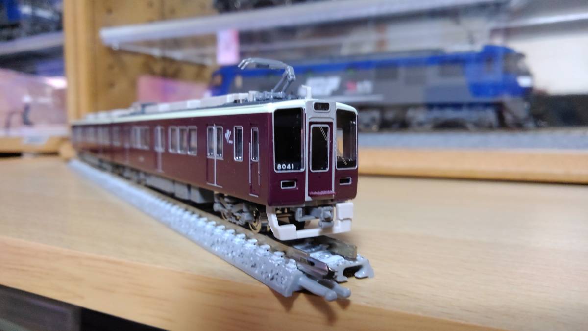 松本商事オリジナル 阪急8040形 新塗装 8041F 先頭車2両セット(動力無し)