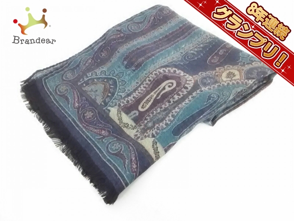 ETRO エトロ ペイズリー柄 | ストール ウール 1円 ETRO⁄エトロ_Women