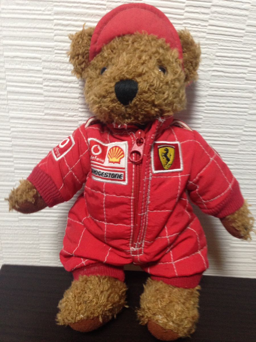 フェラーリ テディベア くま ぬいぐるみ マスコット F1
