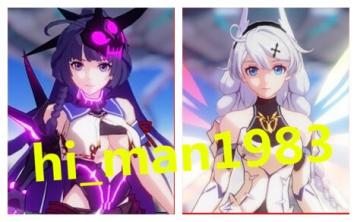 崩壊3rd　Sランク　芽衣(雷電女王の鬼鎧)+キアナ(白騎士-月光)　2体共存+晶7000~10000　　 即時対応～ 最新