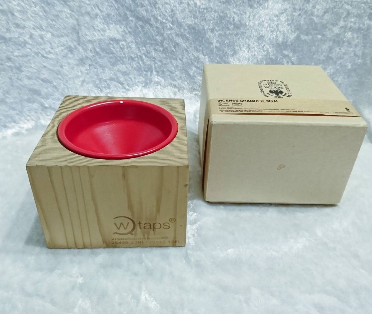 wtaps ダブルタップス×m＆m INCENSE CHAMBER 木製お香立て 箱付き