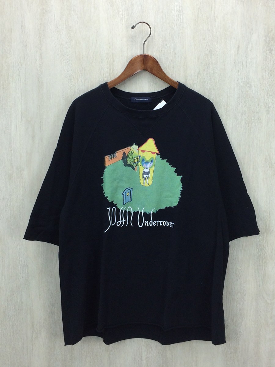 John UNDERCOVER◆2016AW/スウェット/2/コットン/BLK/プリント/JUR4892