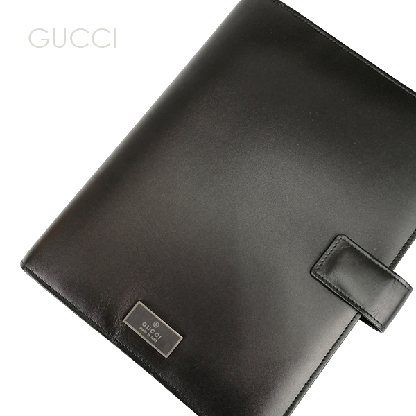 GUCCI グッチ レザー 手帳カバー - イタリア製 ご覧 オールドグッチ 