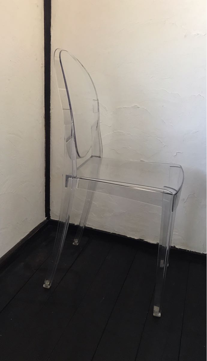 Kartell カルテル ラマリー クリア スタッキングチェア 2脚 スタルク