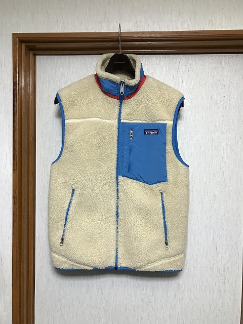 S 美品 patagonia レトロX ベスト フリース アラスカブルー