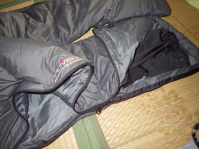 極寒用 ダイワ PROVISOR/ダウンスーツ/Lサイズ/PI-5013 パンツ未着用，ジャケット数回使用 良品_8