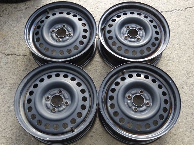 スチール 即決 日産純正スチール 15in 5.5J +40 4/100 ティーダ Y12ウイングロード *1222 ホイール 4本 日産 純正 15×5.5J 4穴 100 +40 ハブ