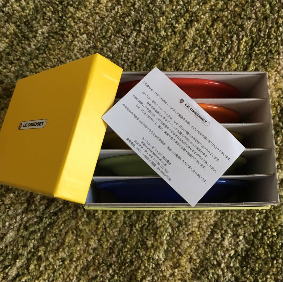 LE CREUSET/ル・クルーゼ ミニ・オーバル・プレート・セット　５枚入 ９１０３６９－００