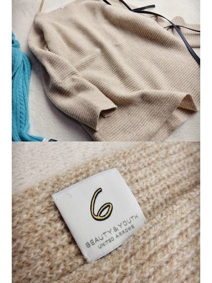 ユナイテッドアローズ BEAUTY&YOUTH ボートネックウールニットプルオーバー♪