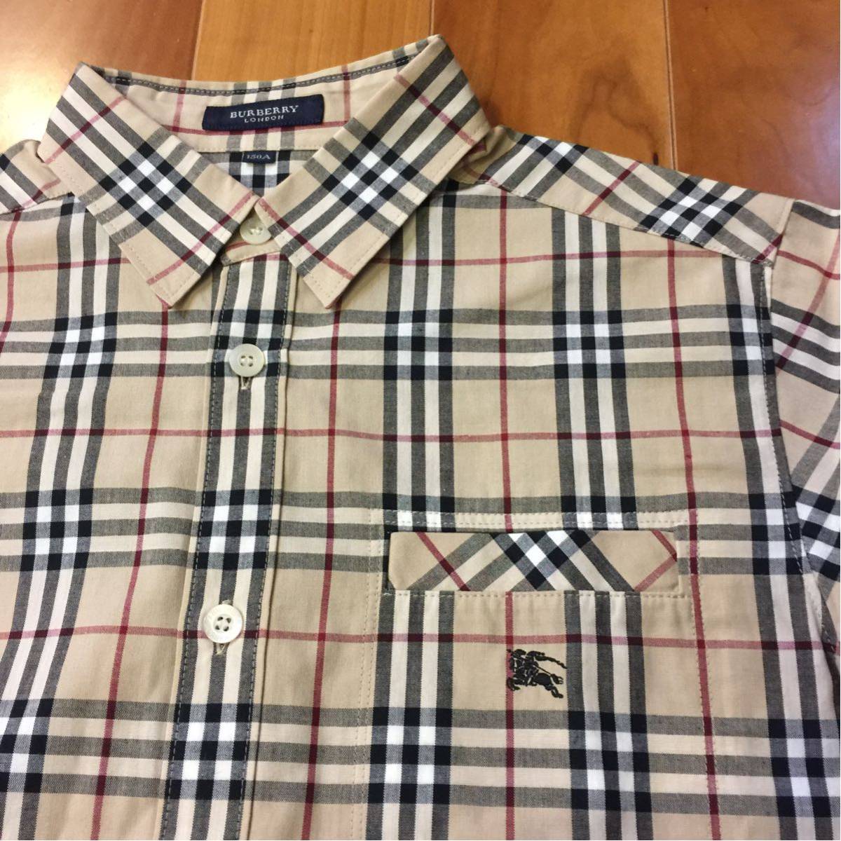 バーバリー バーバリー 150 ノバチェックシャツ BURBERRY LONDON ノバ