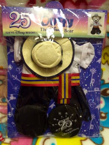 TDS●ダッフィー ゴンドラ コスチューム 25周年●