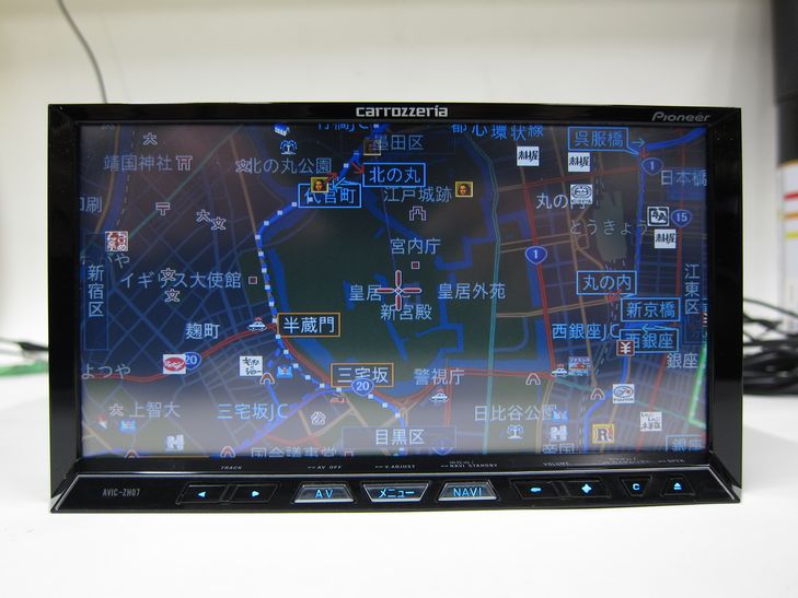 カロッツェリア サイバーナビ AVIC-ZH07 地図データ2011年 Bluetooth