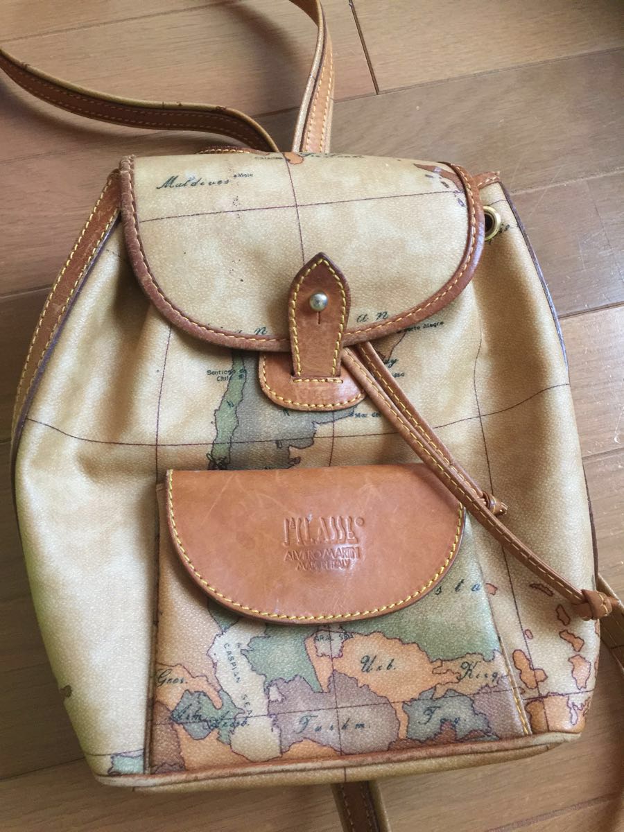 プリマクラッセ地図柄Alvero martiniリュックサック