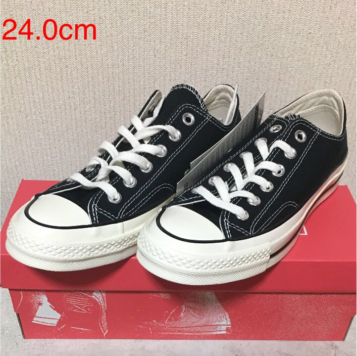 【24.0cm】新品未使用 converse チャックテイラー chuck taylor ct70 復刻 三ツ星 ファーストストリング first string アディクト addict