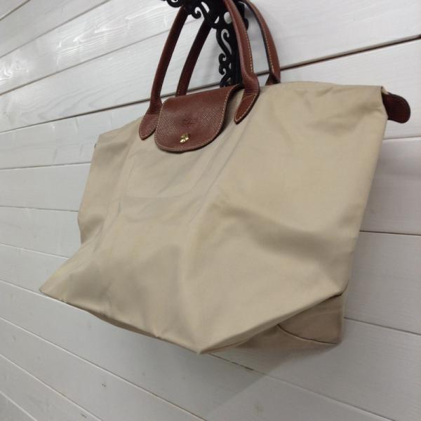 ロンシャン 折りたたみトートバッグ ベージュ LONGCHAMP