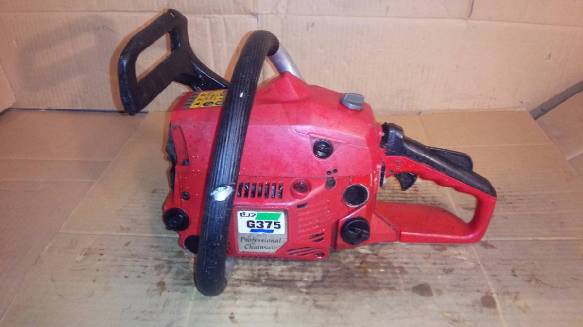 ☆売切☆小松ゼノア G375 エンジンチェーンソー◆動作未/現状渡しC61