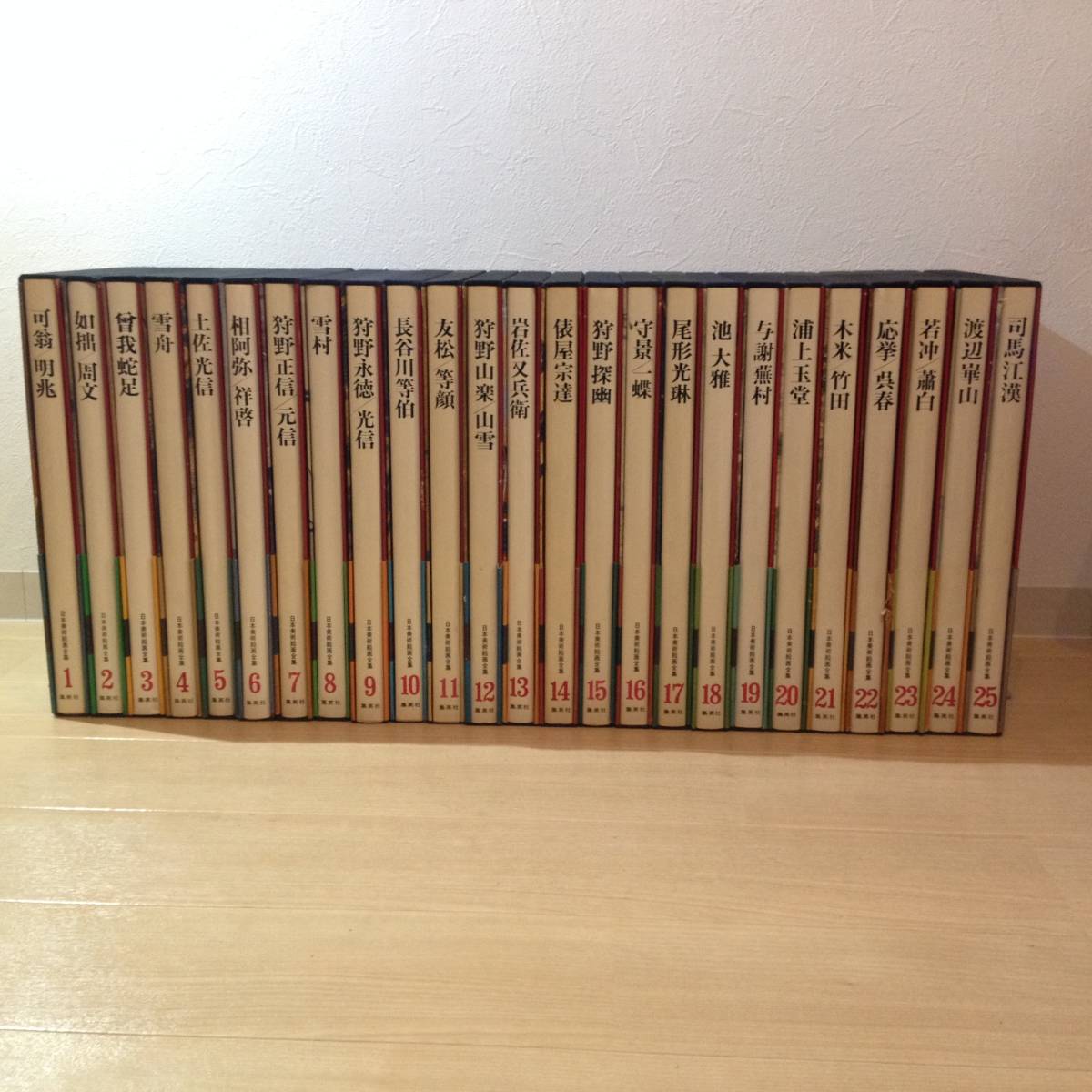 初版】日本美術絵画全集（全25巻）13巻〜16巻 ☆集英社 全