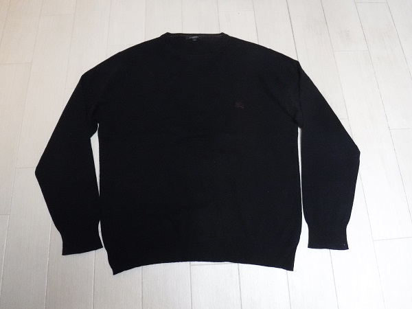 BURBERRY LONDON　バーバリー　カシミアニット　サイズL　三陽商会