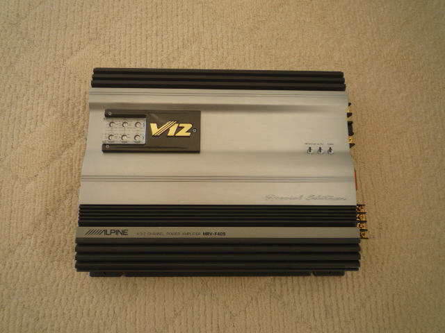 アルパイン MRV-F409 4CH パワーアンプ ALPINE(アルパイン) パワーアンプ MRV-F409 中古動作確認済 【公式通販】