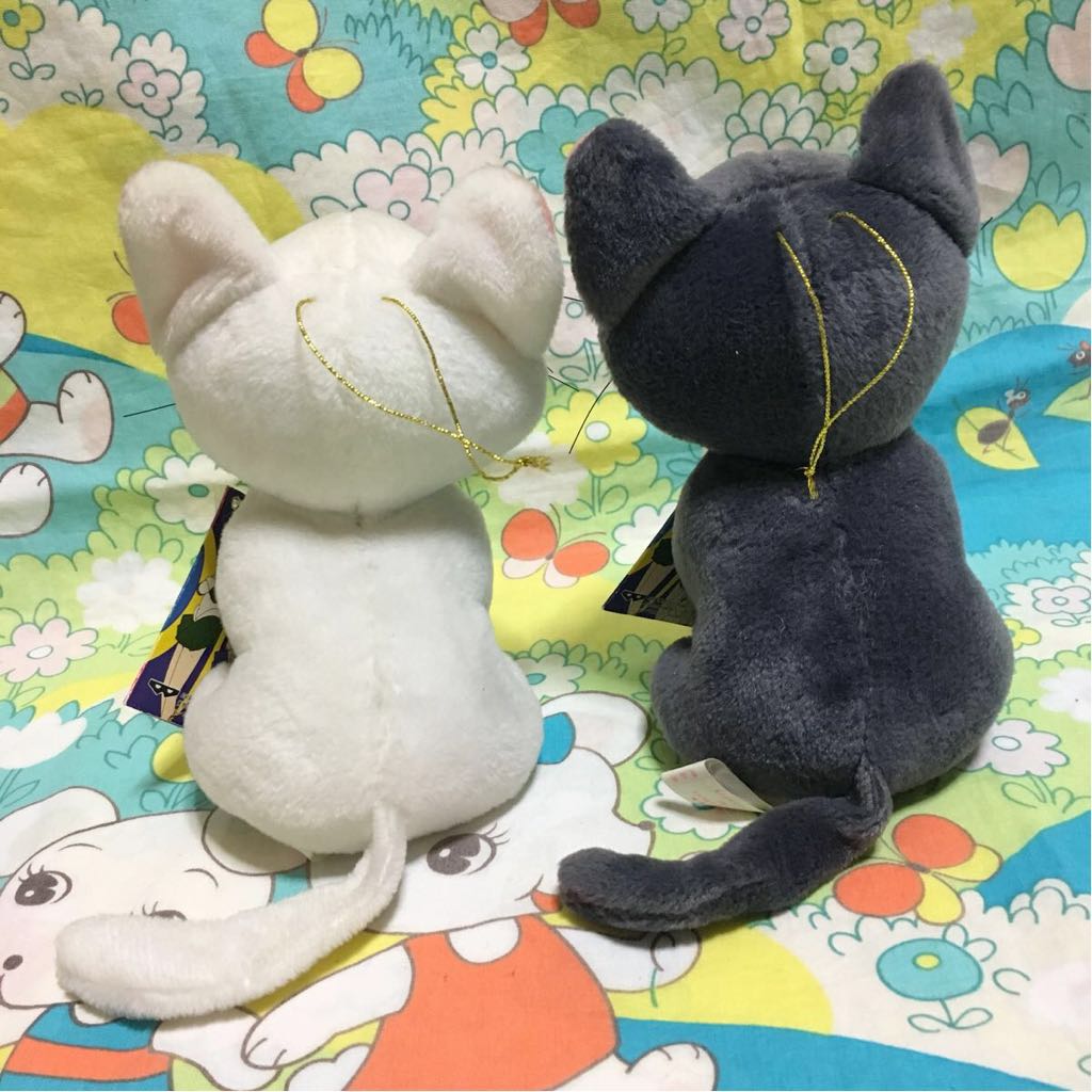 非売品 レア 1993年 セーラームーン ルナ アルテミス ぬいぐるみ 16cm