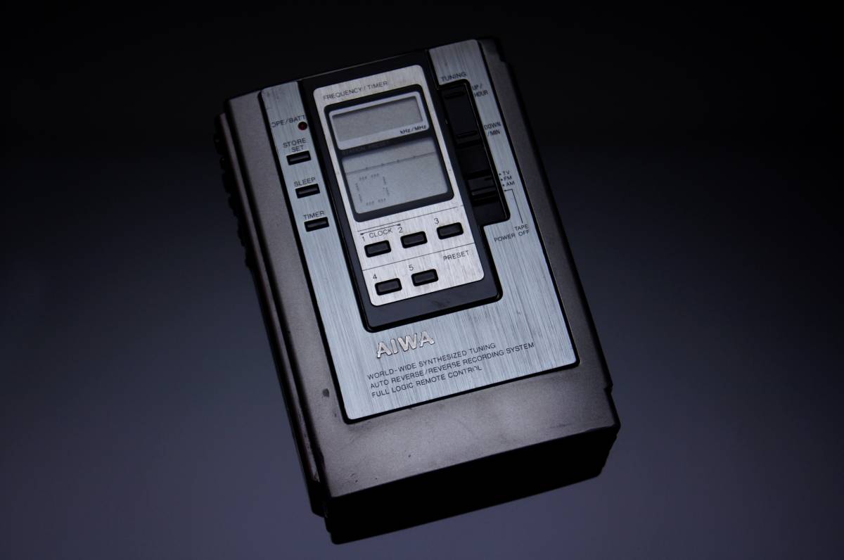 ☆ジャンク品☆ AIWA アイワ ポータブルカセットプレーヤー HS-JX30
