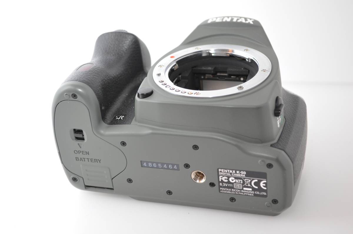 ☆外観超極上美品☆ペンタックス PENTAX K-50 オリーブ×ブラック☆2