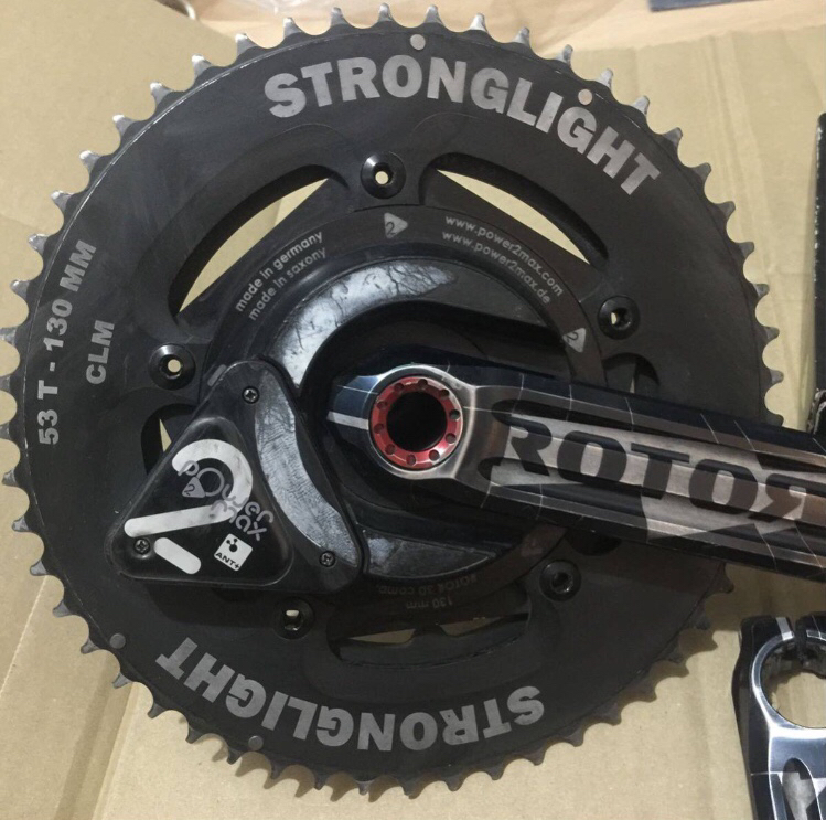 ROTOR 3D Power2max クランク165mm パワーメーター 【公式