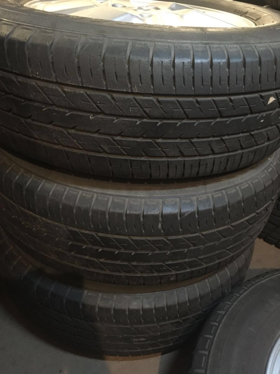 トヨタ 215 65 R16 トヨタ ラッシュ 純正アルミホイール4本付き夏タイヤセット 純正16インチアルミホイール 215&frasl;65R16 夏タイヤ付き４本SET