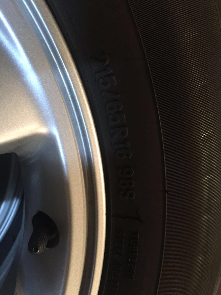 トヨタ 215 65 R16 トヨタ ラッシュ 純正アルミホイール4本付き夏タイヤセット 純正16インチアルミホイール 215&frasl;65R16 夏タイヤ付き４本SET