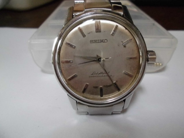 機械式セイコーロードマーベル手巻き・分解掃除済み・5740-0010・アンティーク品・タツノオトシゴ刻印・　