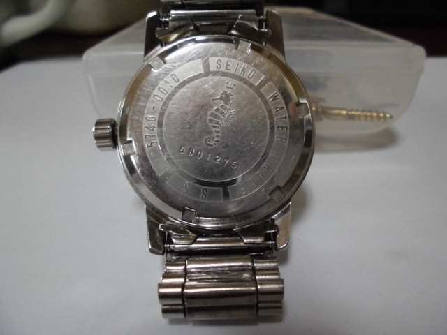 機械式セイコーロードマーベル手巻き・分解掃除済み・5740-0010・アンティーク品・タツノオトシゴ刻印・　