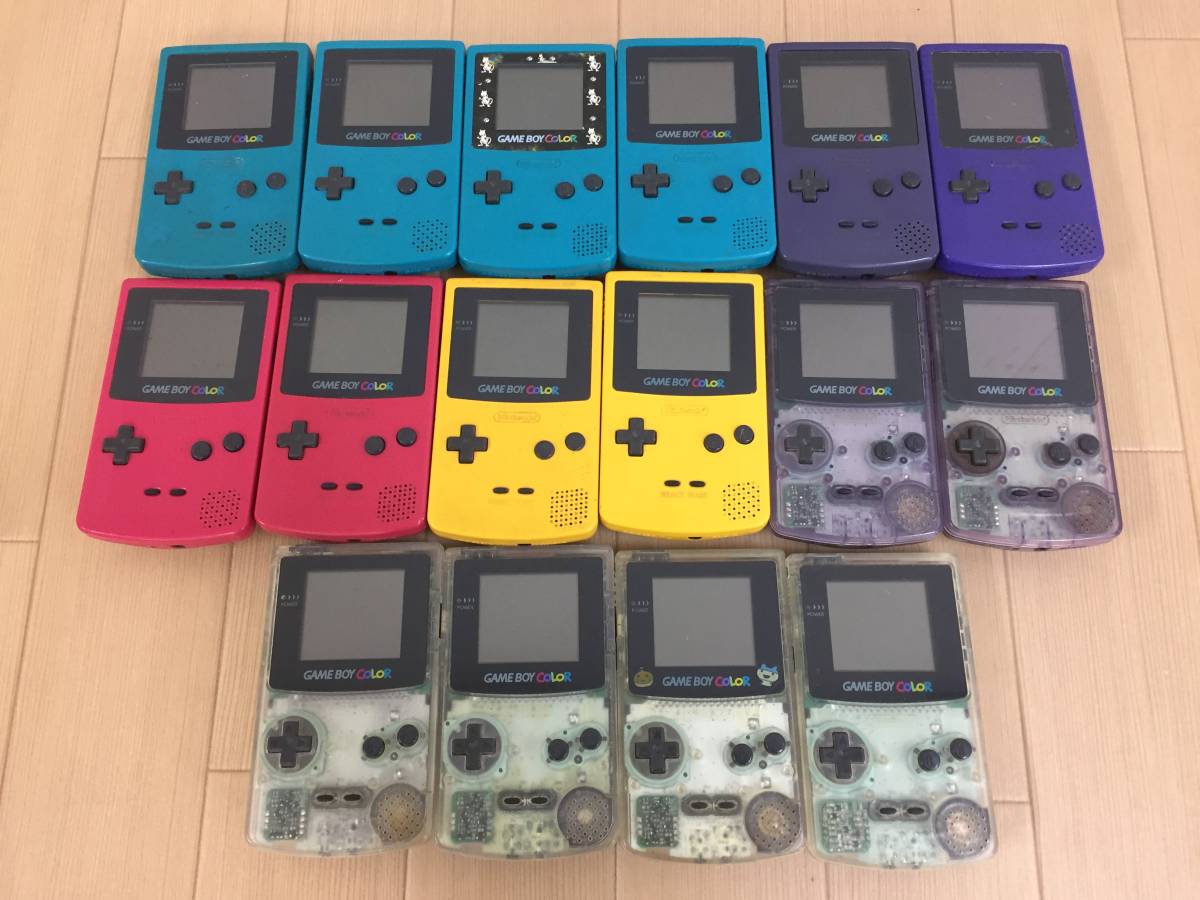 01-JI073M【Nintendo 任天堂】ゲームボーイ カラー CGB-001 16台セット