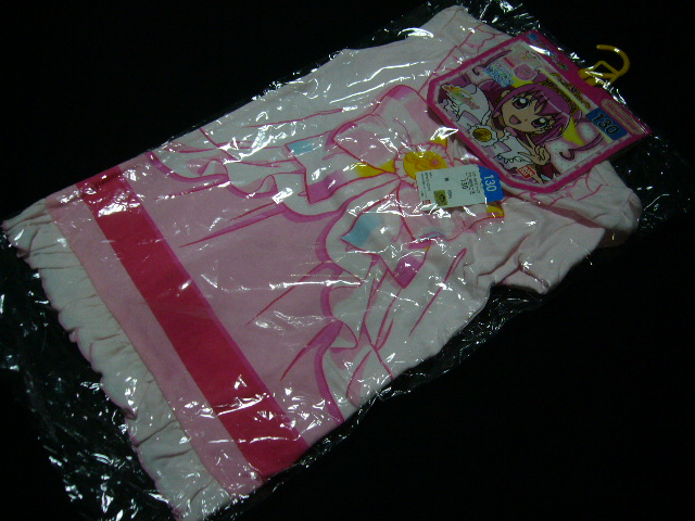 ★新品タグ付★スマイルプリキュア　プリンセスハッピー　変身インナーセット　１３０㎝★ピンク・半袖＆ショーツ