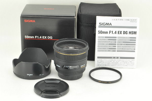 〓付属完備〓SIGMA シグマ 50mm F1.4 EX DG HSM ソニー ○7293 【公式