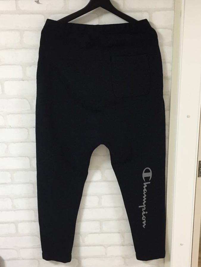 BEAMS×Champion リバースウィーブサルエルスウェットパンツ リバース