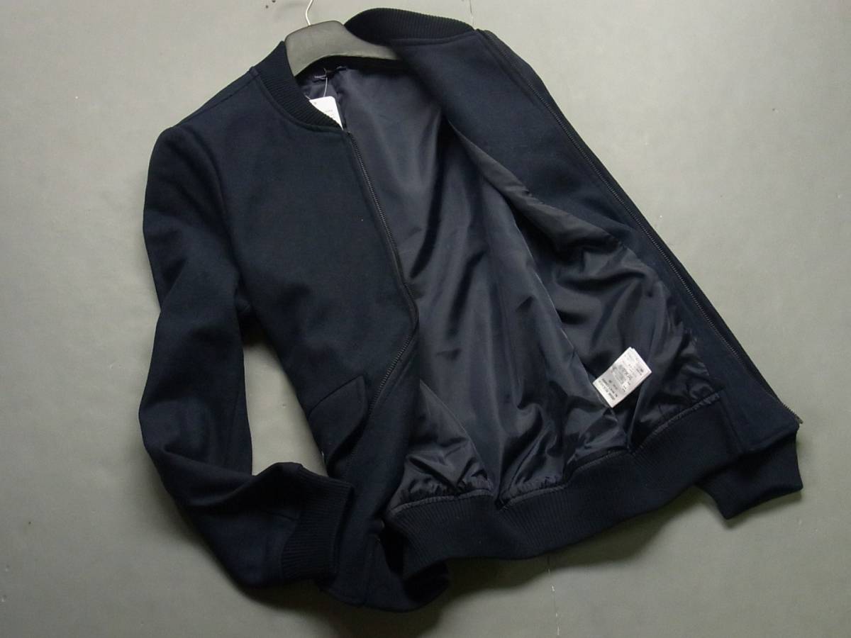 URBAN 新品▽アーバンリサーチ▽ウール メルトン MA-1 ジャケット 38/M 