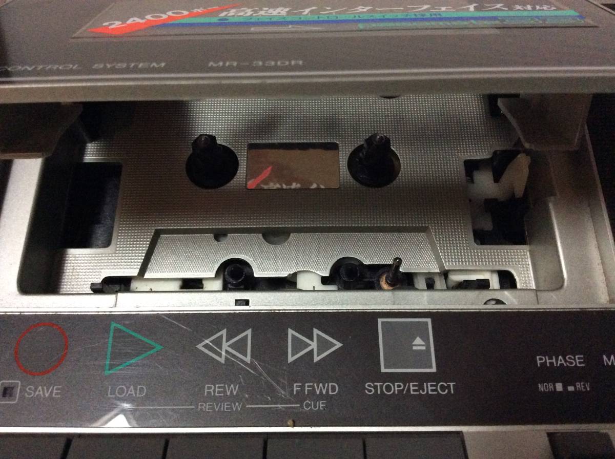 サンヨー データレコーダー MR-33DR☆SANYO MR-33DR☆電源確認 